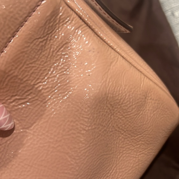 AUTHENTIC GUCCI Soft Patent Soho Cosmetic Case Dark Cipria - Picture 9 of 10